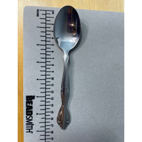 Oneida Cantata Community Stainless Steel Tablespoon Soup Spoon 6.75" Lot of 4 - Picture 5 of 5